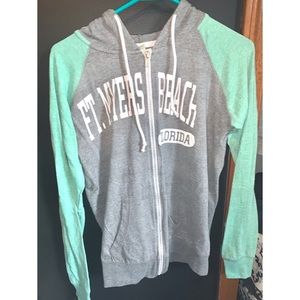 Ft. Myers beach zip up hoodie